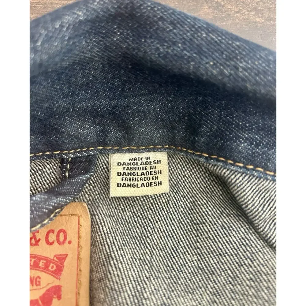 Levi's Men's Denim Trucker Jacket 72334 Large - Picture 6 of 6